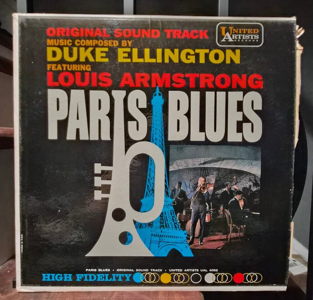 Paris Blues – Duke Ellington & Louis Armstrong – 1961 Soundtrack Vinyl LP – Jazz